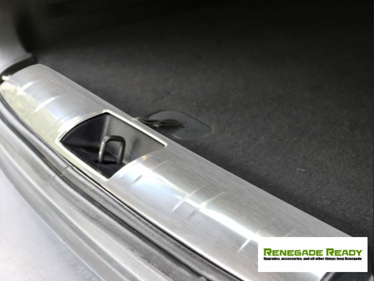 Jeep Renegade Inner Trunk Sill Cover - Brushed Chrome